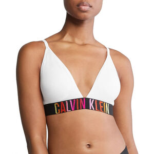 Calvin Klein Size XS White Intense Power Pride Cotton Triangle Bralette NWT
